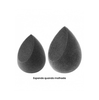 Esponja de Maquiagem Microfibra SuperSoft - Sem Látex - Cinza 