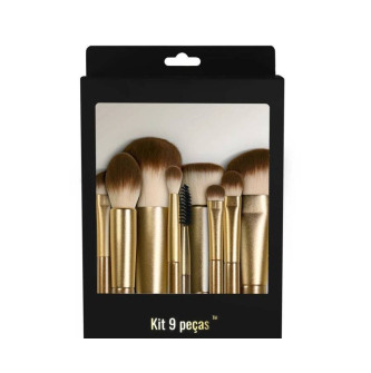 KIT PINCEIS 9 PCS STARTING PRO DAY MAKEUP KIT PINCEIS 9 PCS STARTING PRO DAY MAKEUP