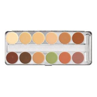 PALETA DE CAMUFLAGEM 12 CORES BP1 KRYOLAN PALETA DE CAMUFLAGEM 12 CORES BP1 KRYOLAN