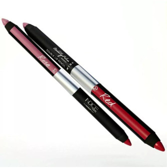 ROSE 01RED 02 WISH DOUBLE LIP PENCIL LAPIS BOCA MICHEL