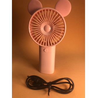 VENTILADOR MANUAL - verde, rosa, azul